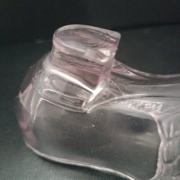 Light Pink Bow Glass Slipper 1876 Centennial Exposition Gillinder Sons 5"1/2 - Picture 13 of 14
